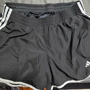 Adidas Black Shorts with White Accents NWOT